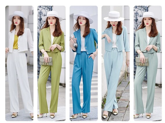 Plus Size Formal Pant Suits for Women -  Canada