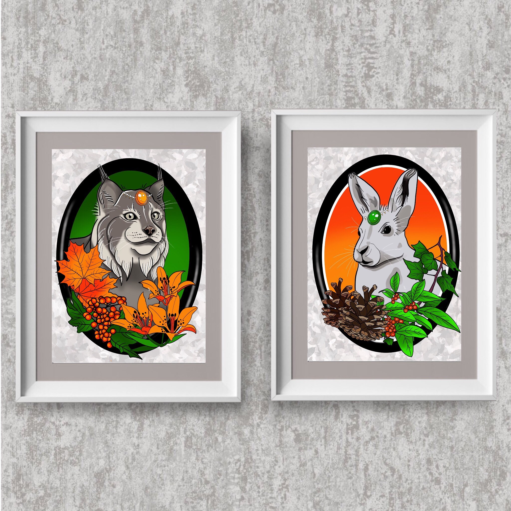 Hare & Lynx Prints
