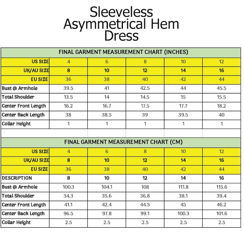 Asymmetrical Hem Dress Sewing Pattern | Sleeveless Summer Outfit ...