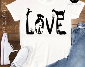 Abstract Love Goat Clipart