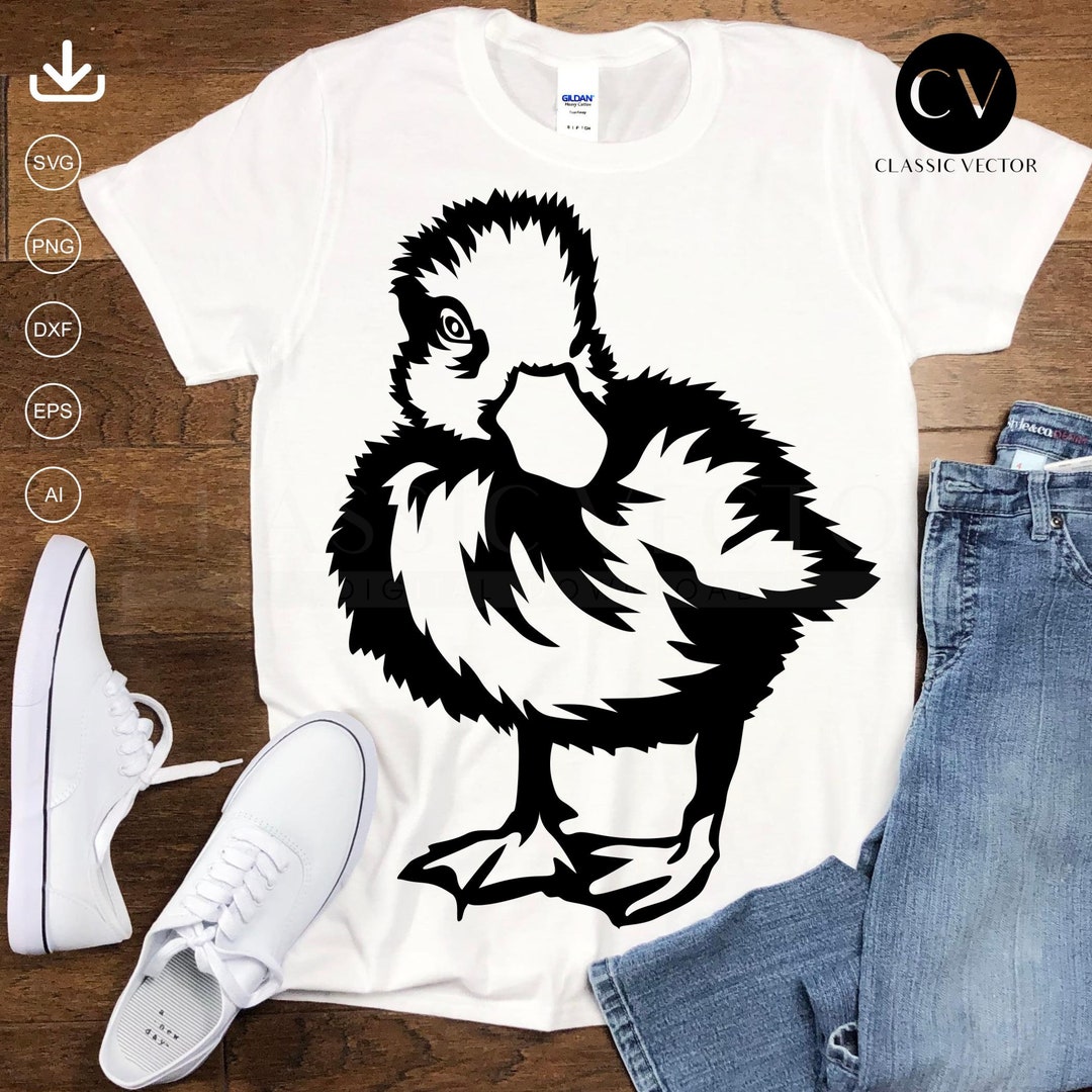 Adorable Duckling SVG Etsy