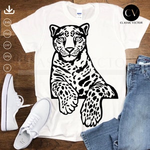 Cheetah Relaxing Svg - Cheetah Peeking SVG File