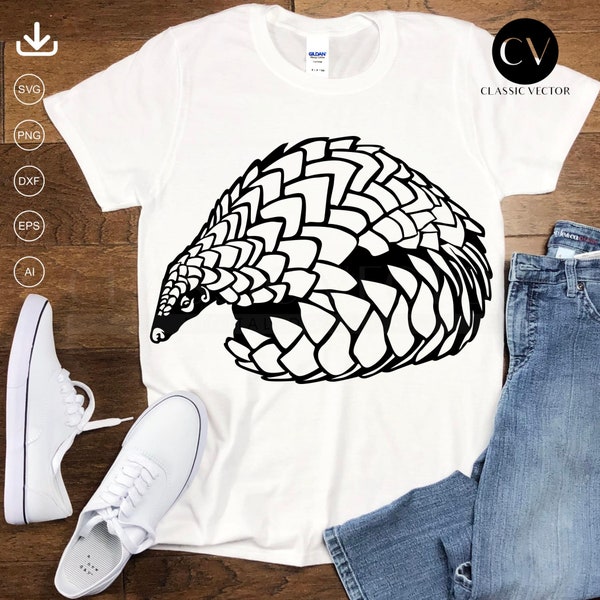 Beautiful Pangolin Clipart