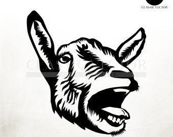 funny goat, dwarf goat svg, goat face svg, goat png, goat cutfile, goat cricut, goat head, goat silhouette, goat clipart, goats, goat vector