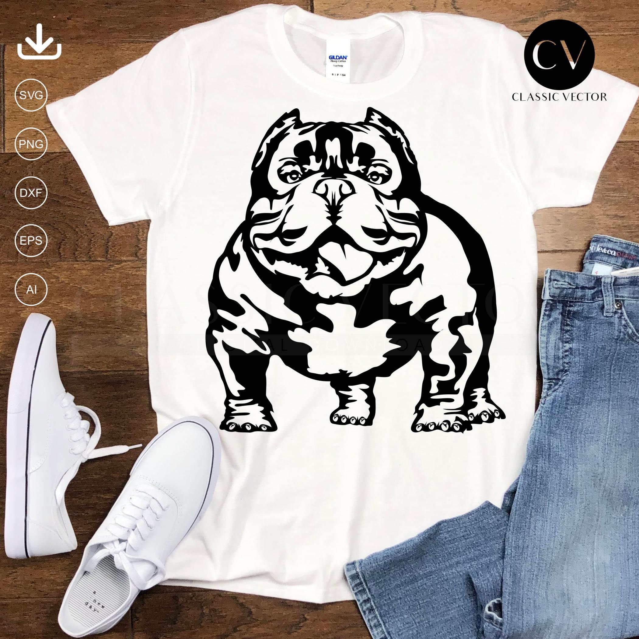 American Bully Mom DOG Vintage T Shirt Men Fashion 2023 Women T