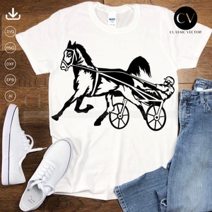 Harness Racing SVG - Pferderennen