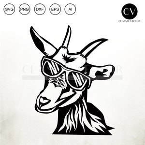 Funny Goat SVG