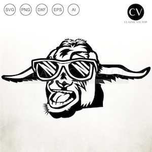 Happy Goat Svg