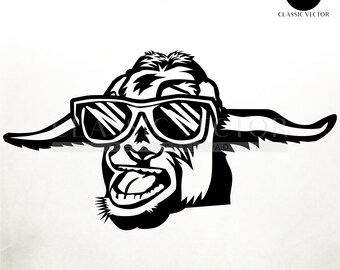 Happy Goat Svg