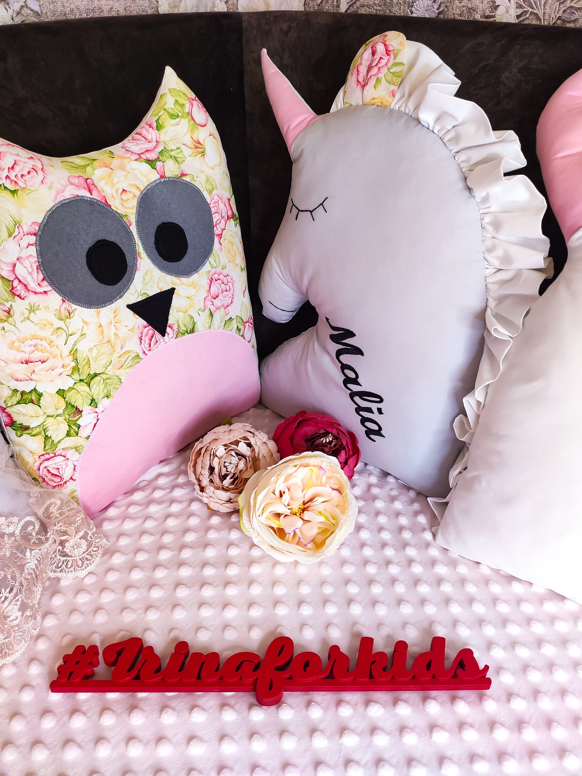 Baby girl Crib animal bumpers baby bed bumpers in animals Etsy