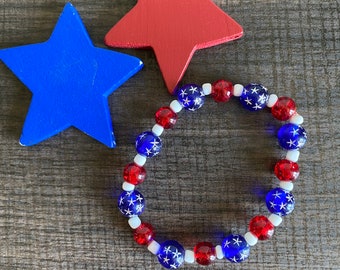 Old Glory Stretch Bracelet
