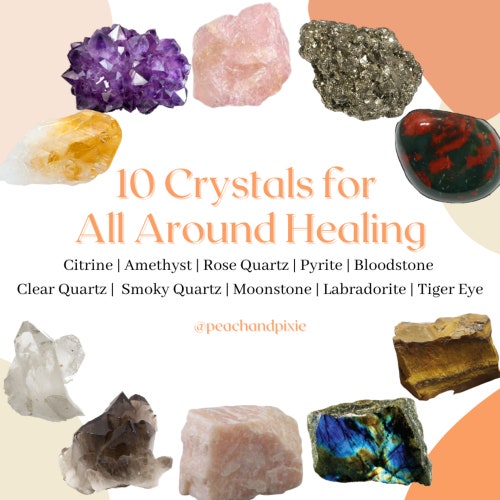 7 Crystals for Beginners Bundle Ethically Sourced Black Owned Etsy