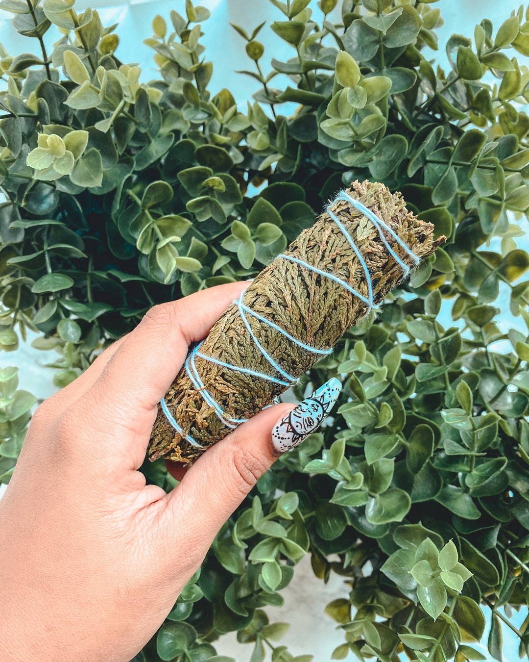 Cedar Sage Smoke Cleansing Stick Ethically and Sustainably Etsy