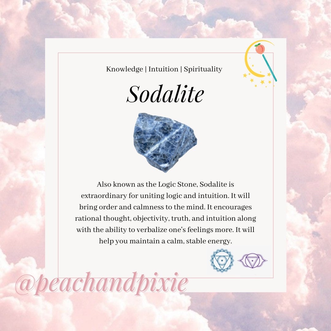 Tumbled Sodalite Ethically Sourced Sodalite Healing Crystal - Etsy