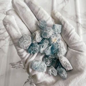 Rough Celestite, Ethically Sourced Black Owned Natural Raw Celestine Healing Crystal Gemstone Gift, Angel Guides & Throat Third Eye Chakra image 2