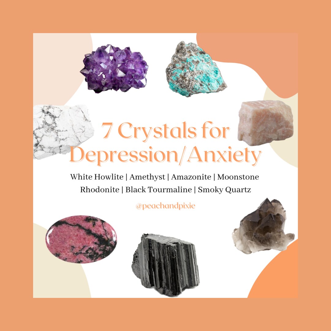 7 Crystals for Anxiety & Depression, Ethically Sourced Black Owned