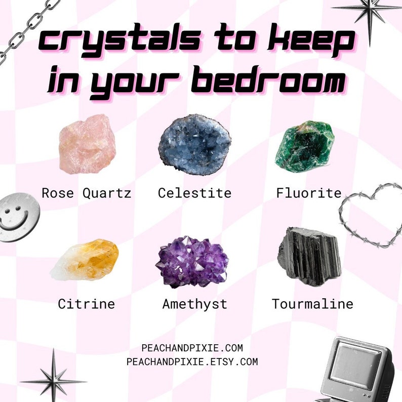 6 Crystals to Keep in Your Bedroom Ethically Sourced Black Etsy