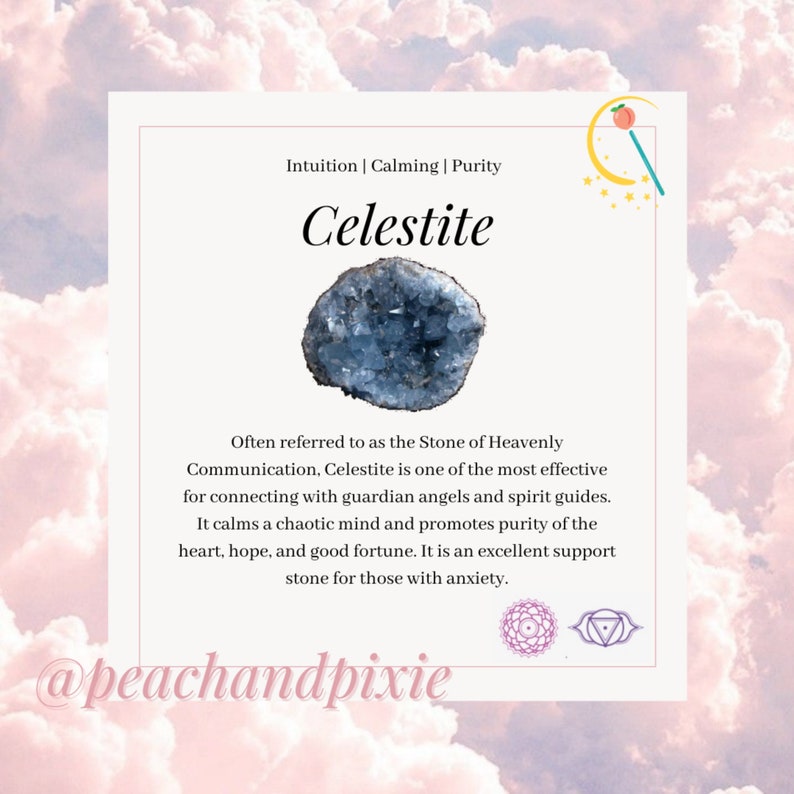 Rough Celestite, Ethically Sourced Black Owned Natural Raw Celestine Healing Crystal Gemstone Gift, Angel Guides & Throat Third Eye Chakra image 4