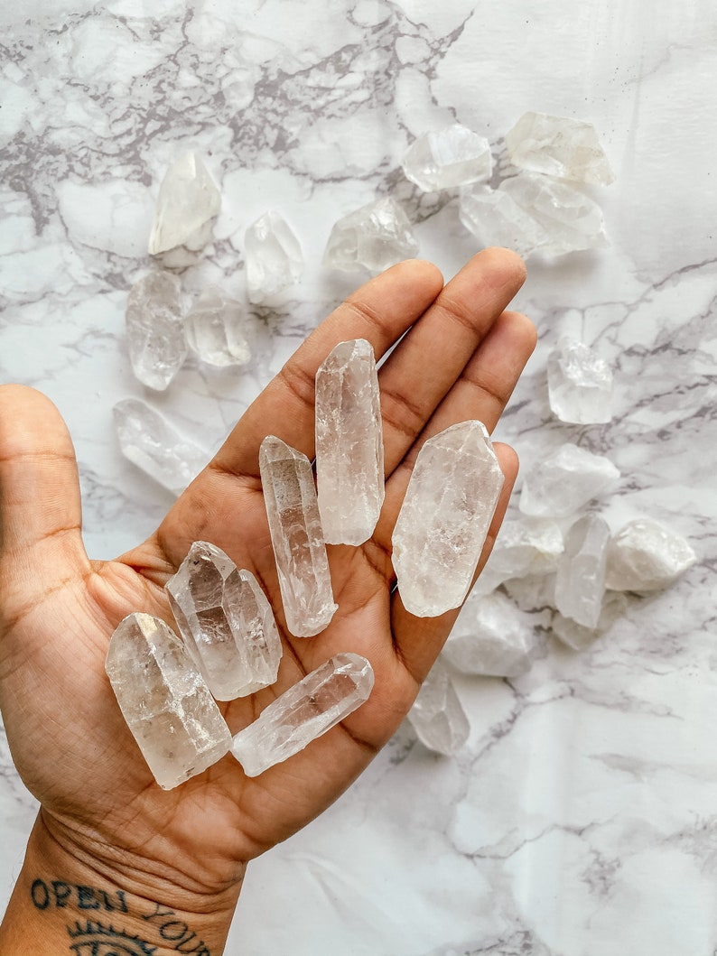 Clear Quartz Point Ethically Sourced Natural Clear Quartz image 1