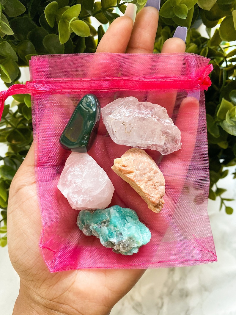 Cancer Crystal Bundle Ethically Sourced Healing Crystal Set Etsy