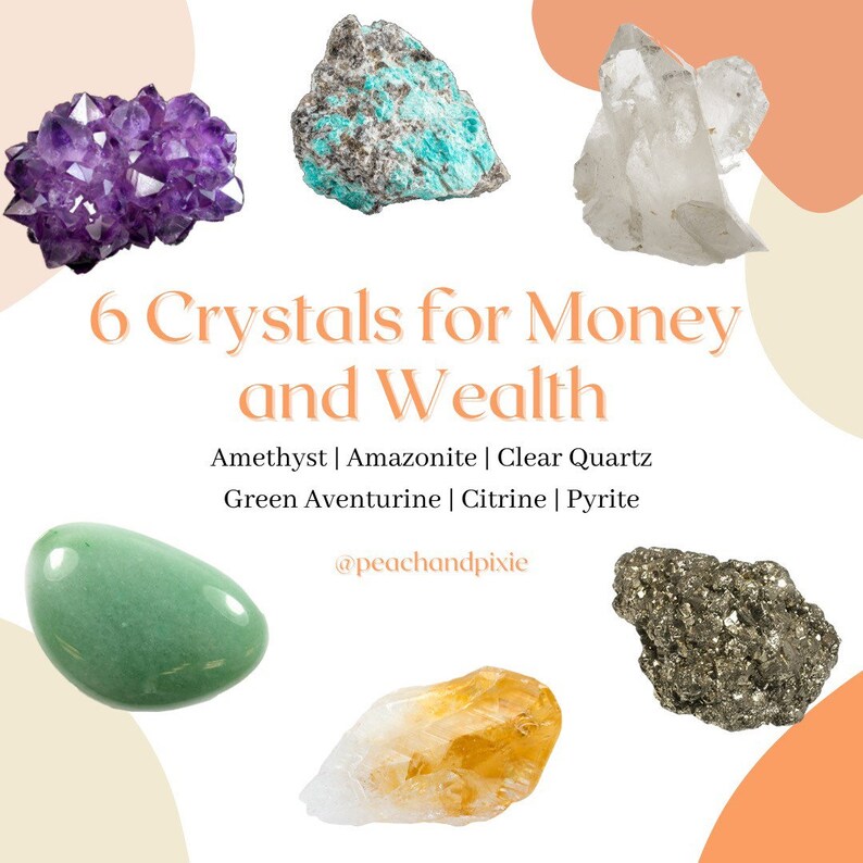6 Crystals for Money & Wealth Ethically Sourced Crystal Etsy