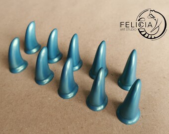 CLEARANCE ◾◾ DISCOUNT ◾◾fursuit claws with flange, for Costumes, Cosplay, or Fursuits, fursuit resin claws