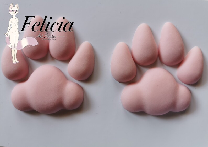DIY fursuit silicone paw pads Small paw pads for the socks sqishy silicone Pads for cosplay