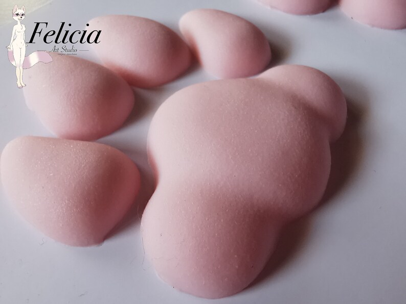 DIY fursuit silicone paw pads Small paw pads for the socks sqishy silicone Pads for cosplay