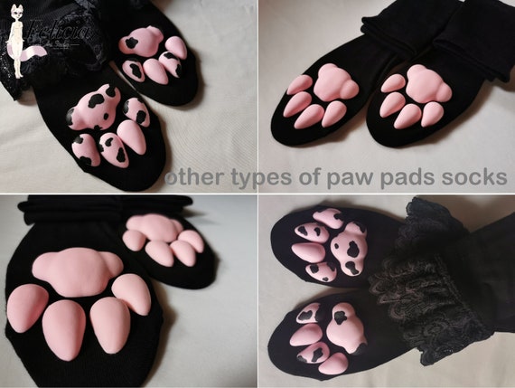 Small Paw Pads for the Socks, Silicone Paw Pads, DIY, Pads for