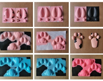 Cat's 3D Paws, toe beans , Kawaii paws