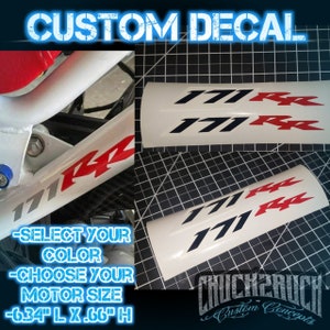 honda ruckus decal / rr decal / maddog decal /custom vinyl decal / custom scooter decal /gy6 vinyl decal