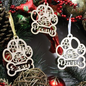 Dog ornament,Christmas ornament,personalized ornament, pet ornament,personable ornament,wood ornament