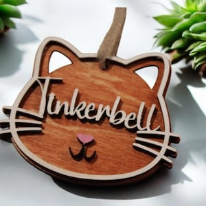 Cat ornament, personalized cat ornament, custom pet ornament, Christmas ornament, cat lover, personalized cat ornament