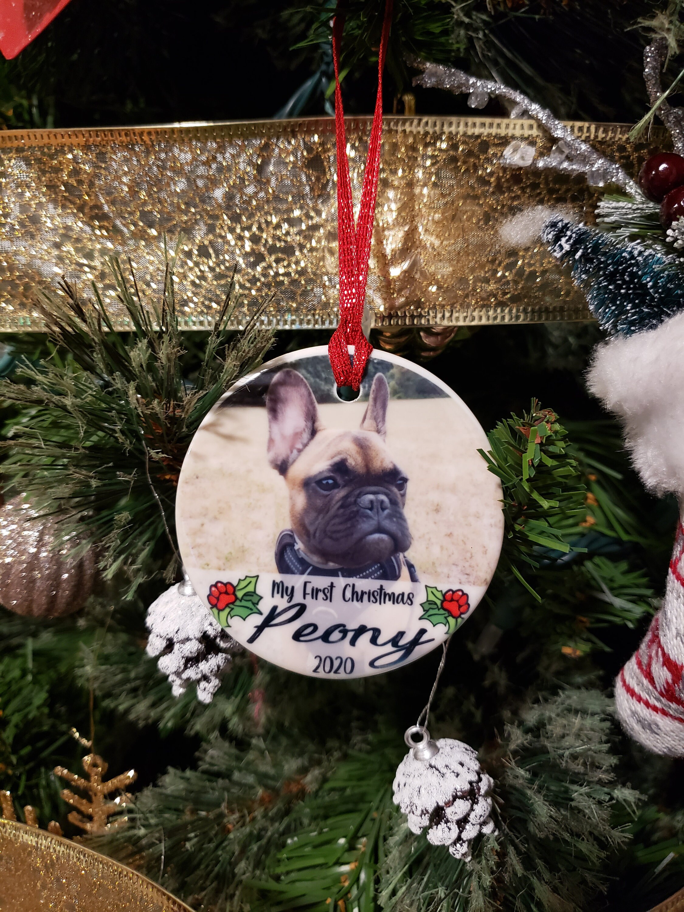 Personalized Dog ornament/dog ornaments/Christmas Etsy