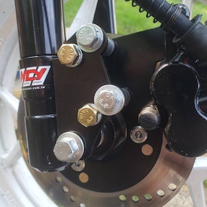 Brake bracket kit for maddog gen5, ncy fork uprade kit
