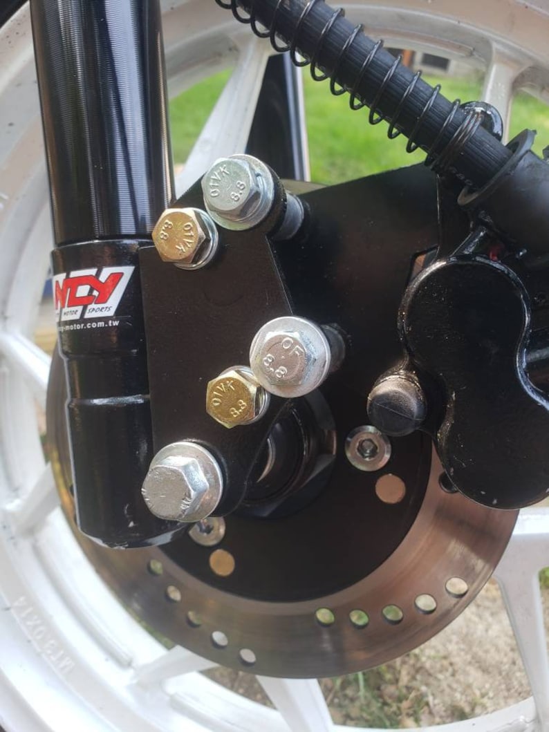 Brake bracket kit for maddog gen5, ncy fork uprade kit