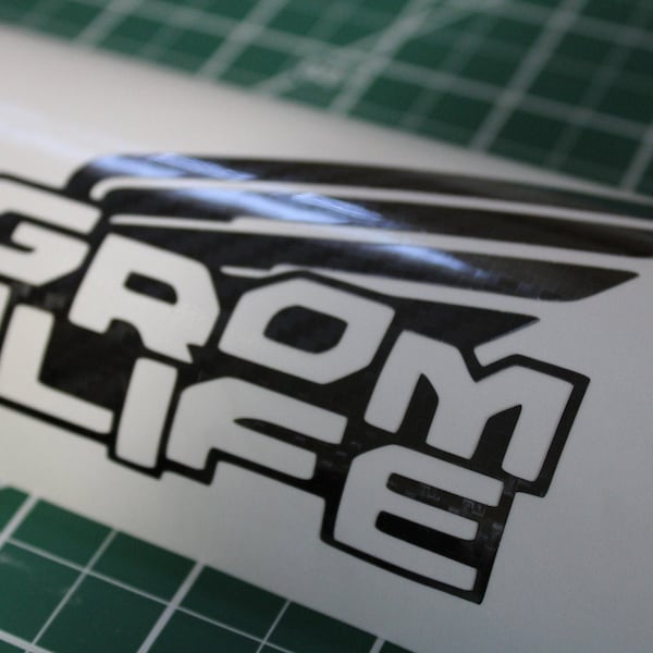 Honda grom decal , grom life vinyl decal, honda decal ,honda grom