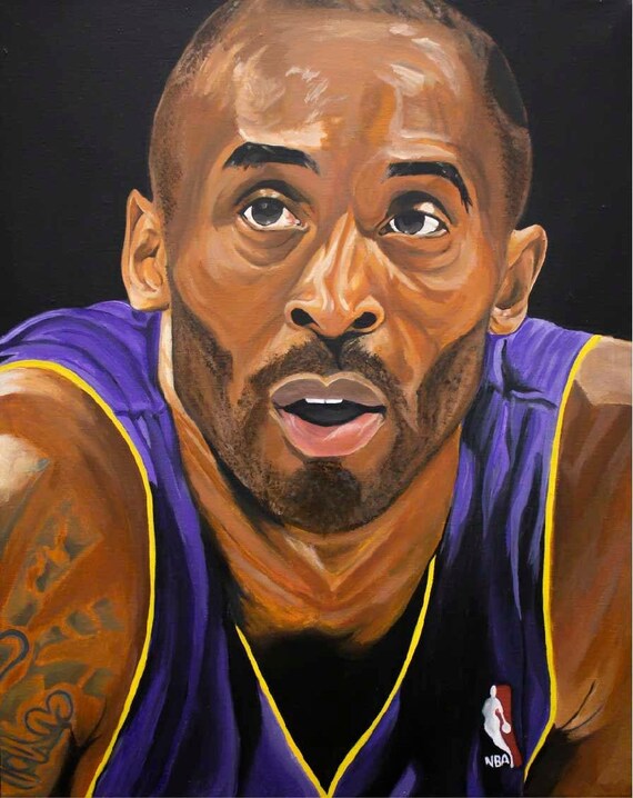 Kobe bryant painting deals