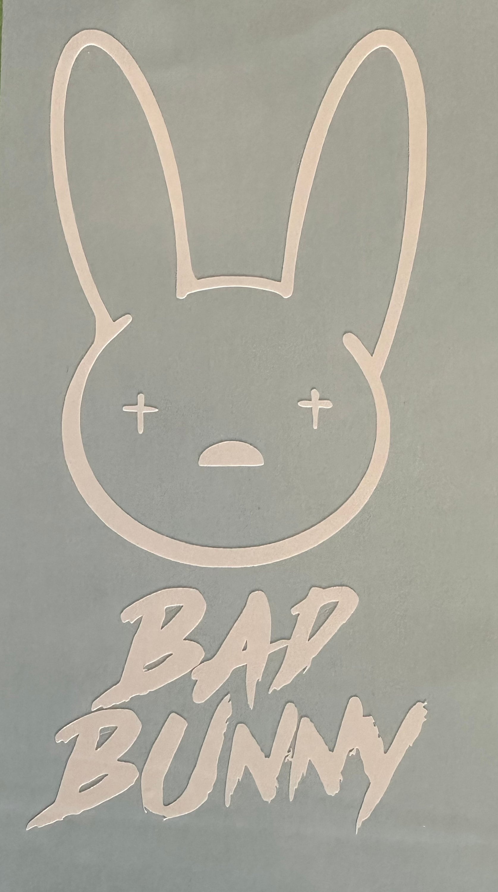 Bad Bunny Car Decal