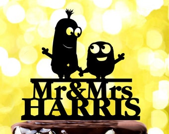 minion bride and groom