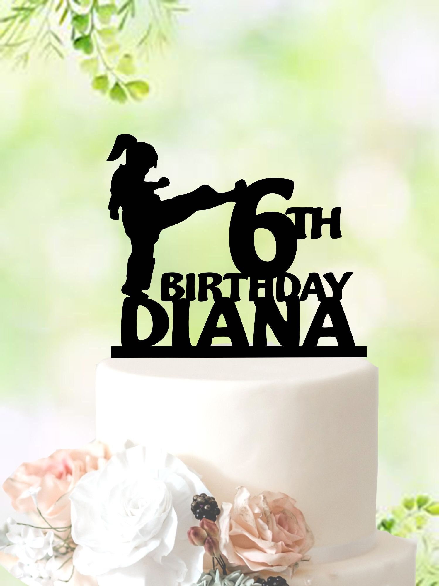 Karate taarttopper, tiener kinderen sport thema taart topper, sport  verjaardagsdecoratie, karate verjaardagstaart topper, aangepaste topper  5285 - Etsy België, image size:1498x2000