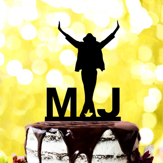 Michael Jackson Cake Topper Michael Jackson Geburtstag Cake Etsy
