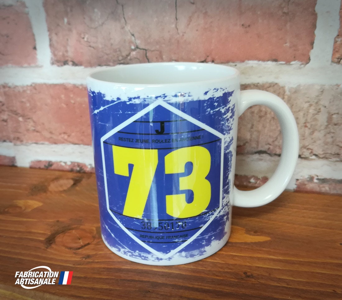 Mug Ancienne Vignette Auto 1973