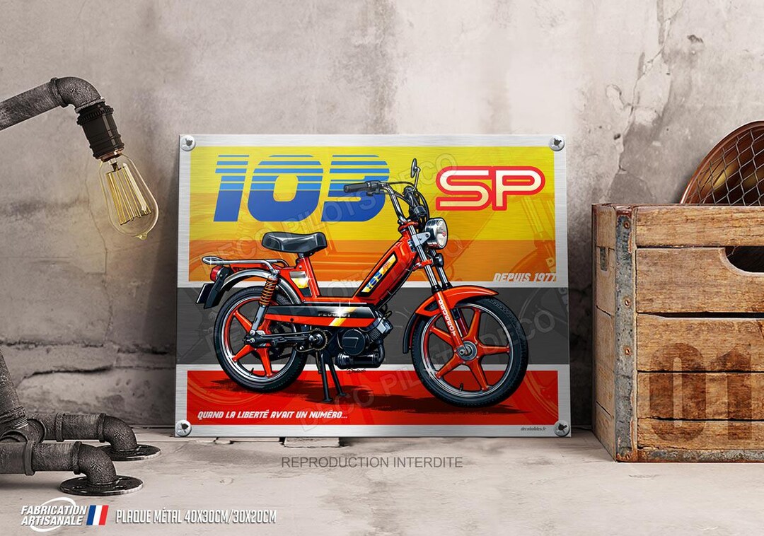 103 Sign Decorative Metal Sign for Peugeot 103 SP Moped. - Etsy