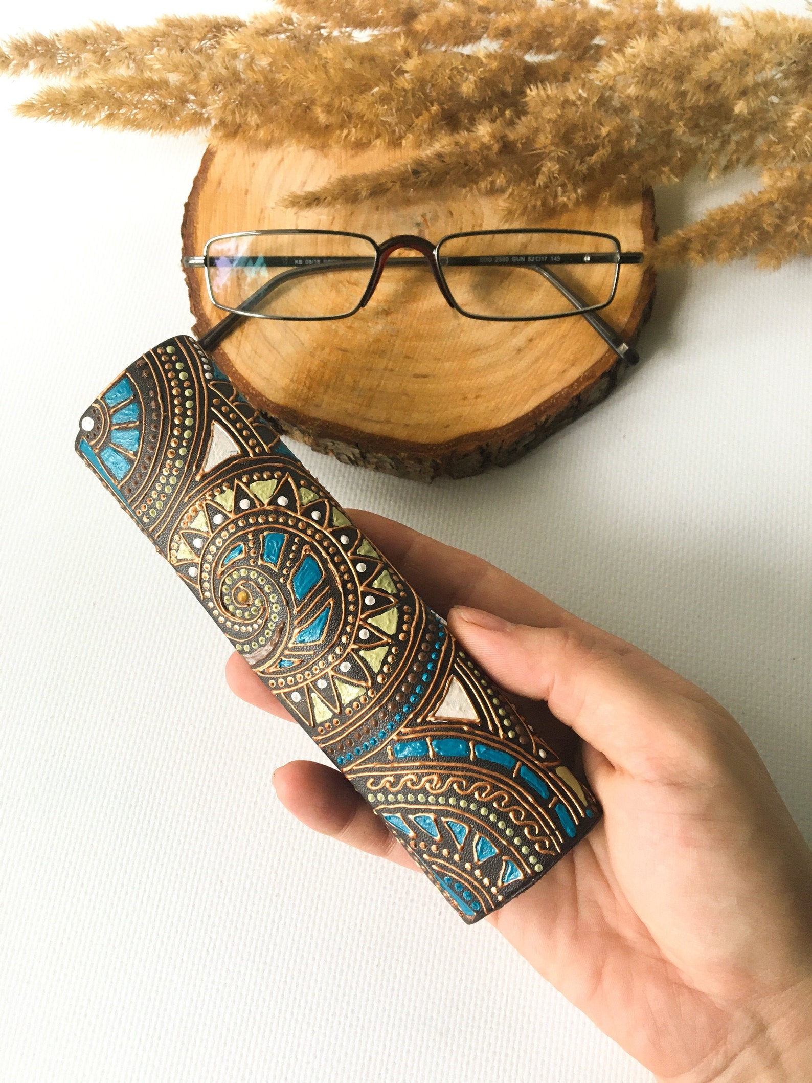 Glasses case hard Spectacle case Eyeglass case hard Etsy