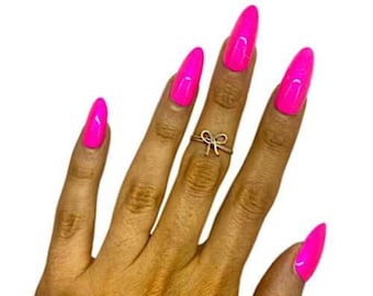 Spicy Neon Shimmer Nail Polish