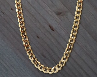 Fat Gold Necklace - Etsy
