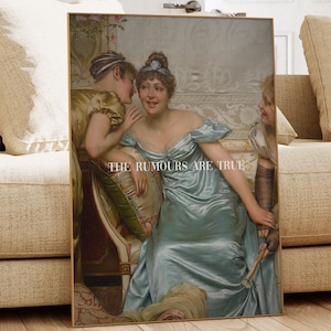 The rumours are true, PRINTED wall art, altered fine art print