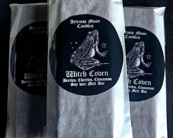 Witch Coven -  Spiced cherry & foraged berries wax melt bar witchy vegan eco friendly