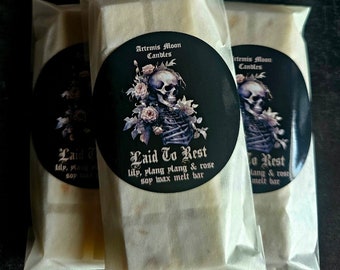 Laid To Rest Lilies Vegan Soy Wax Melt Bar